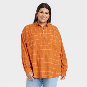 Ava + Viv Flannel Shirt 4X